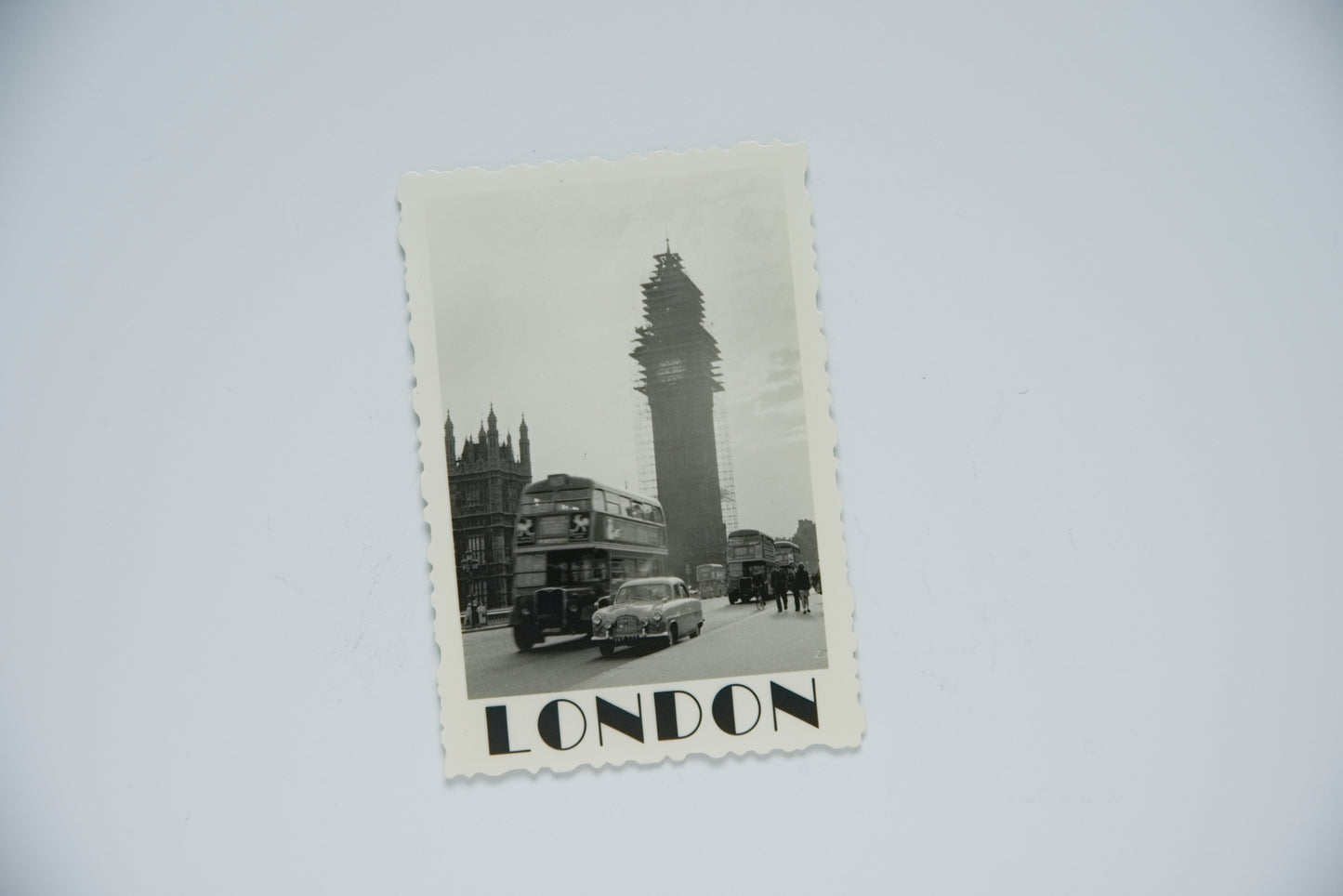 London, Westminster bridge, Big Ben, 1956