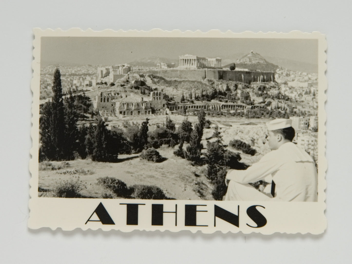 Athens, View from the Philophappos hill, 1958