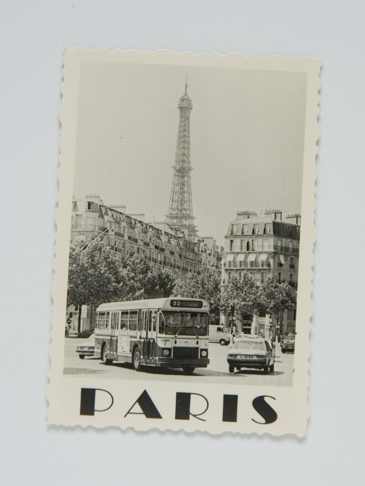 Paris, place de l'école militaire Tour Eiffel, 1983