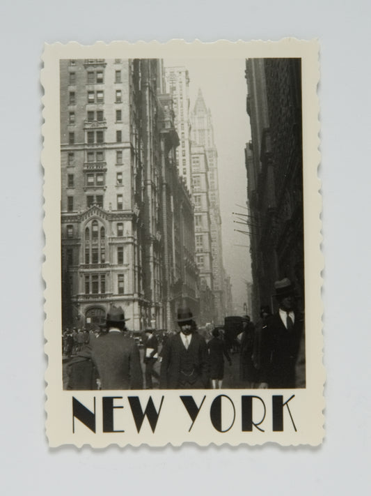 New York, Brodway Wall Street comer, 1927