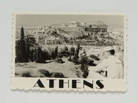 Athens, View from the Philophappos hill, 1958