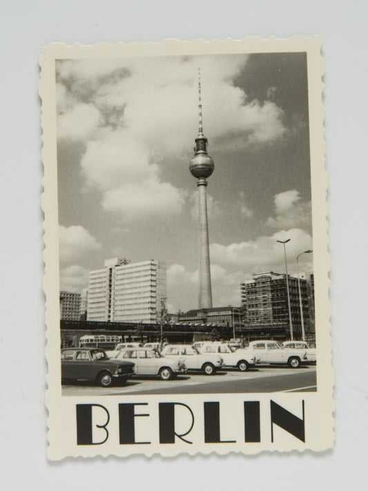 Berlin, TV tower Alexander street, 1970