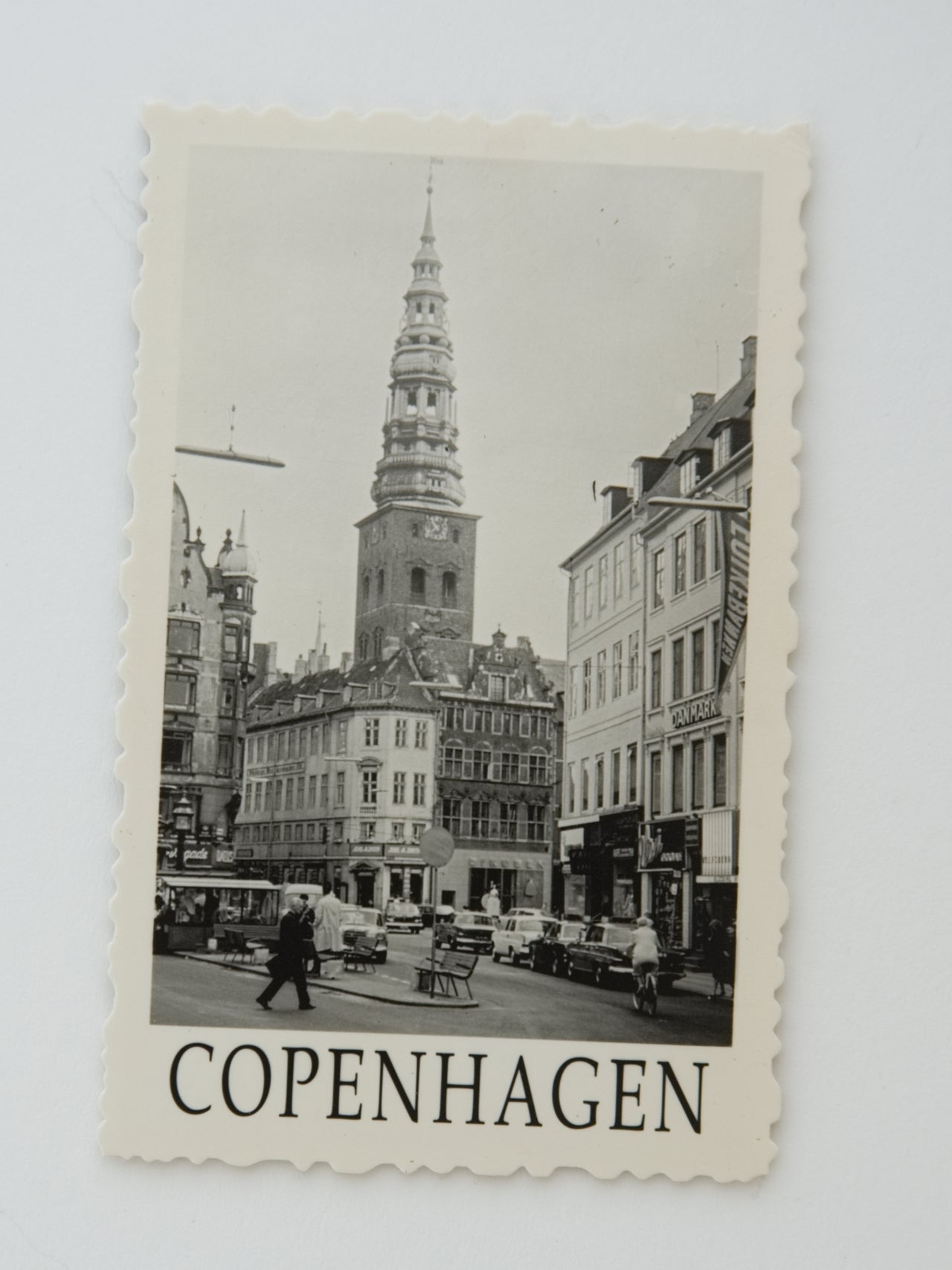 Copenhagen, Amagertorv from Sankt Nikolaj Kirke, 1966
